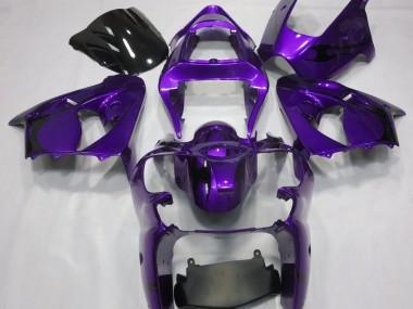Violet Métallisé 2000-2002 Kawasaki ZX6R Carénage Moto