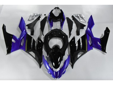 Violet & Noir 2018-2023 Kawasaki Ninja 400 Carénage Moto