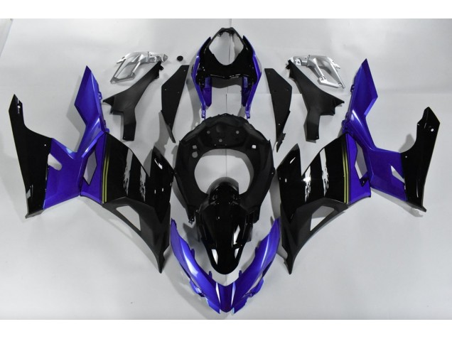 Violet & Noir 2018-2023 Kawasaki Ninja 400 Carénage Moto
