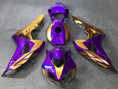 Violet & Or 2006-2007 Honda CBR1000RR Carénage Moto