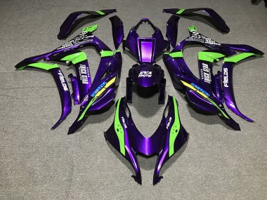 Violet Perle Trickstar 2016-2019 Kawasaki ZX10R Carénage Moto