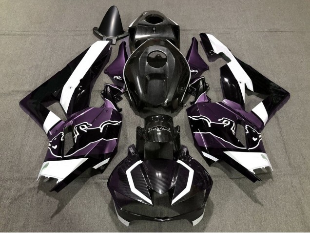 Violet Personnalisé Fibre De Carbone Taureau 2013-2023 Honda CBR600RR Carénage Moto Violet Personnalisé Fibre De Carbone Taureau 2013-2023 Honda CBR600RR Carénage Moto