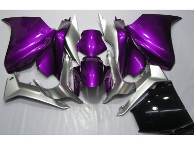 Violet Profond & Argent 2010-2013 Honda VFR1200 Carénage Moto
