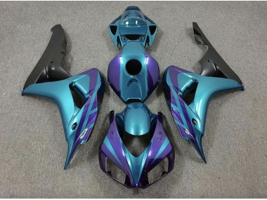 Violet & Émeraude 2006-2007 Honda CBR1000RR Carénage Moto