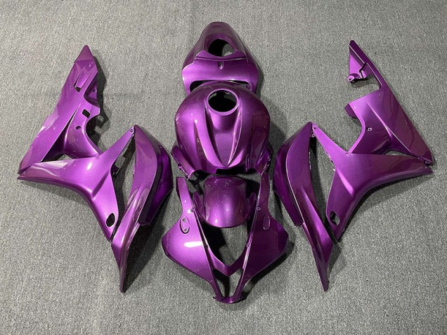 Violette Plaine 2007-2008 Honda CBR600RR Carénage Moto Violette Plaine 2007-2008 Honda CBR600RR Carénage Moto