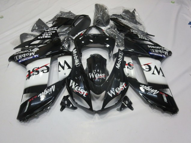 West 2007-2008 Kawasaki ZX6R Carénage Moto West 2007-2008 Kawasaki ZX6R Carénage Moto