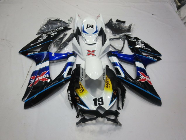 X 2008-2010 Suzuki GSXR 600-750 Carénage Moto X 2008-2010 Suzuki GSXR 600-750 Carénage Moto