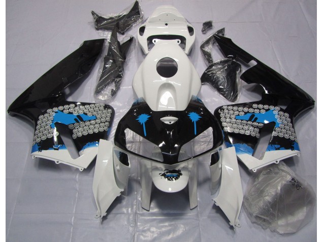 Éclaboussures Bleues 2005-2006 Honda CBR600RR Carénage Moto Éclaboussures Bleues 2005-2006 Honda CBR600RR Carénage Moto