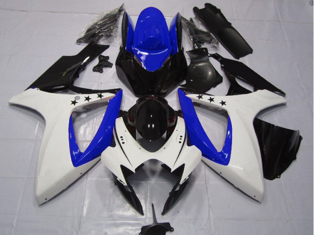 Étoile Bleu Foncé 2006-2007 Suzuki GSXR 600-750 Carénage Moto Étoile Bleu Foncé 2006-2007 Suzuki GSXR 600-750 Carénage Moto