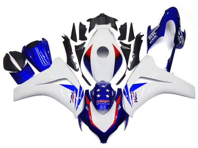 Étoile Bleue Vibrante 2008-2011 Honda CBR1000RR Carénage Moto Étoile Bleue Vibrante 2008-2011 Honda CBR1000RR Carénage Moto