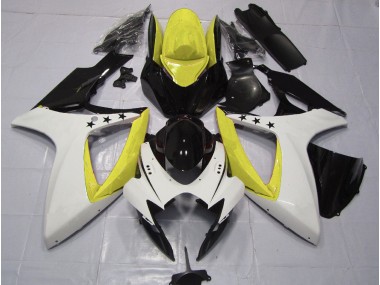 Étoile Jaune 2006-2007 Suzuki GSXR 600-750 Carénage Moto