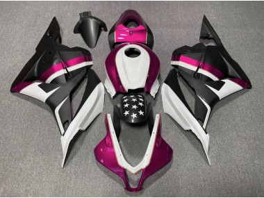 Étoile Noire Mate & Rose 2009-2012 Honda CBR600RR Carénage Moto