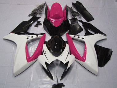 Étoile Rose 2006-2007 Suzuki GSXR 600-750 Carénage Moto