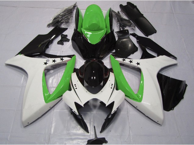 Étoile Verte 2006-2007 Suzuki GSXR 600-750 Carénage Moto Étoile Verte 2006-2007 Suzuki GSXR 600-750 Carénage Moto