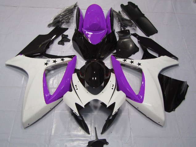 Étoile Violette 2006-2007 Suzuki GSXR 600-750 Carénage Moto Étoile Violette 2006-2007 Suzuki GSXR 600-750 Carénage Moto