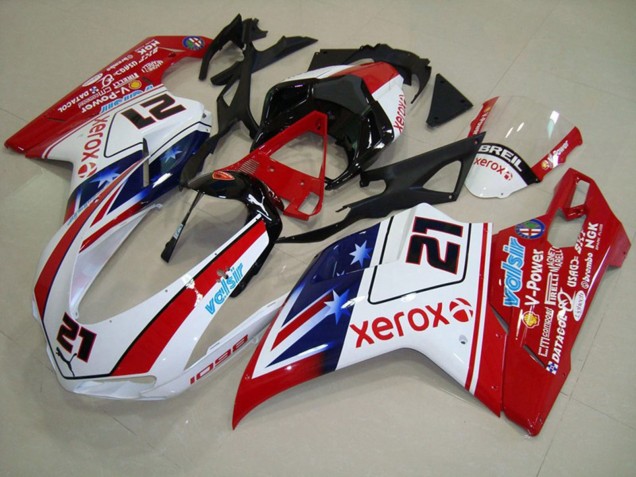 Étoile Xerox 2007-2014 Ducati 848 1098 1198 Carénage Moto Étoile Xerox 2007-2014 Ducati 848 1098 1198 Carénage Moto